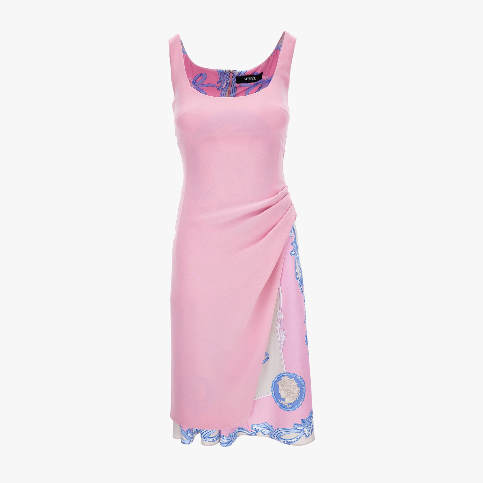 Dress In Responsible Matt Enver Satin - Pink Dress In Responsible Matt Enver Satin - Pink