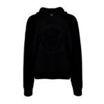 Knit Sweater In Responsible Wool Medusa Embroidery