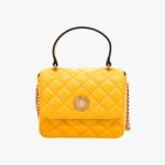 Icon Mini Top Handle In Quilted Lamb Leather