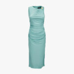 Dress In Responsible Vicose Liquid Jersey - Blue