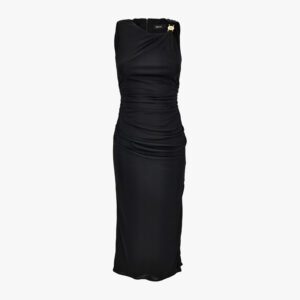 Dress In Responsible Vicose Liquid Jersey - Black