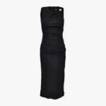 Dress In Responsible Vicose Liquid Jersey - Black