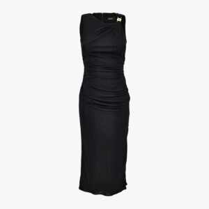Dress In Responsible Vicose Liquid Jersey - Black