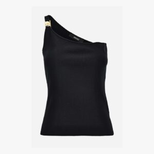 Knit Top In Essential Stretch Viscose - Black