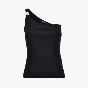 Knit Top In Essential Stretch Viscose - Black