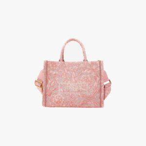 Tote In Embroidery Jacquard Barocco-Calf Leather