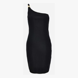 Knit Dress In Essential Stretch Viscose - Black