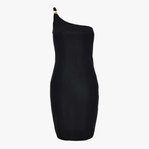 Knit Dress In Essential Stretch Viscose - Black