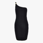 Knit Dress In Essential Stretch Viscose - Black