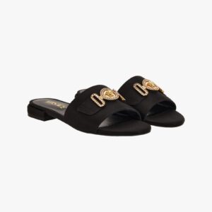 Medusa Biggie Sandal In Satin