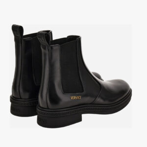 Formal Booties In Calf Leather - Black