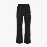 Sweatpant In Technical Jersey With Medusa Embroidery - Black-Gold