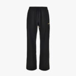 Sweatpant In Technical Jersey With Medusa Embroidery - Black-Gold