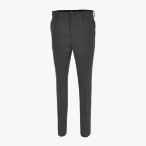 Formal Pant In Wool Twill Mouline Fabric