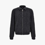 Sweatshirt In Baroque Towel Stitch Jacquard Fabric - Grey