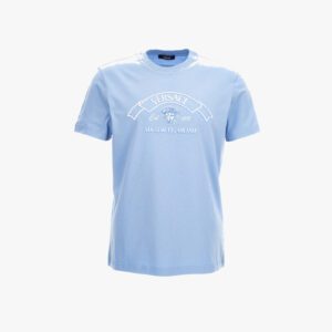 T-Shirt In Jersey Fabric-Versace Via Gesu' Embroidery