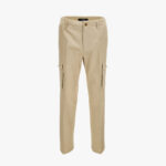 Informal Pant In Responsible Cotton Gabardine Wr Fabric - Mastic