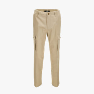 Informal Pant In Responsible Cotton Gabardine Wr Fabric - Mastic