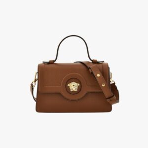 La Medusa Small Top Handle In Grainy Calf Leather