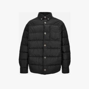 Jacket/Vest In Responsible Nylon Taffeta Fabric - Black
