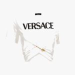 T-Shirt In Cotton Jersey Fabric Logo Print - White-Black