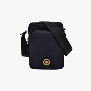 Icon Nylon Crossbody In Nylon Jacquard-Calf Leather