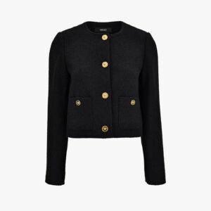 Informal Jacket In Cotton Polyester Fabric - Black