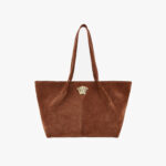 Tote In Calf Leather - Rust-Versace Gold