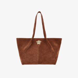 Tote In Calf Leather - Rust-Versace Gold