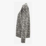 Knit Sweater In Responsible Wool And Mohair Dalmatian Jacquard - White-Black