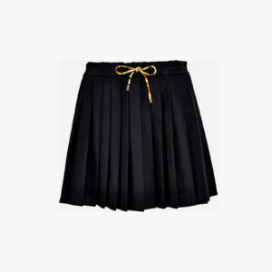 Skirt In Responsible Fluid Cotton Gabardine - Black