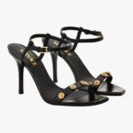 Medusa Lock Sandal In Lamb Leather