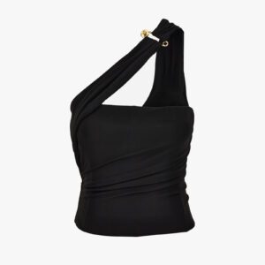Bra In Responsible Stretch Crepe Jersey - Black