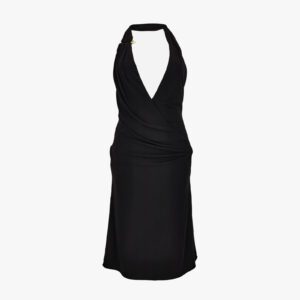 Dress In Responsible Stretch Crepe Jersey - Black