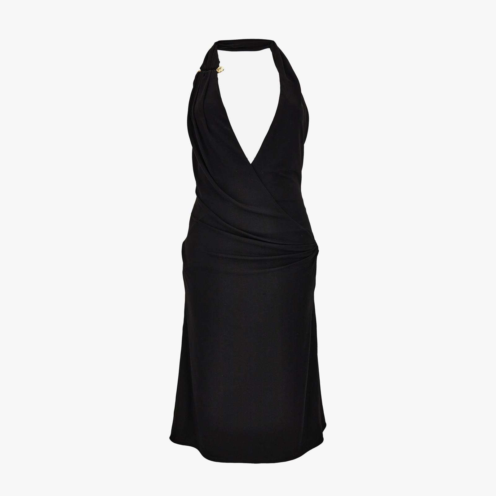 Dress In Responsible Stretch Crepe Jersey - Black Dress In Responsible Stretch Crepe Jersey - Black