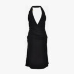 Dress In Responsible Stretch Crepe Jersey - Black