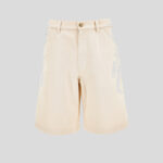 Short Denim In Denim Ecru' Stop Rinsed - Ecru