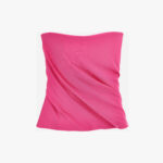 Bra In Responsible Stretch Crepe Jersey - Dragon Fruit