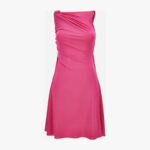 Dress In Responsible Stretch Crepe Jersey - Dragon Fruit
