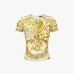 Blouse In Underwater Barocco Foulard On Responsible Viscose Liquid Jersey - Multicolor