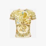 Blouse In Underwater Barocco Foulard On Responsible Viscose Liquid Jersey - Multicolor