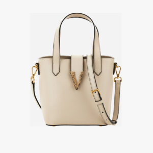 Bag In Calf Leather - Ice-Versace Gold