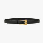 Belt 2,5 Cm In Calf Leather - Black-Versace Gold