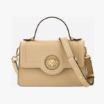 In Calf Leather - Beige-Versace Gold
