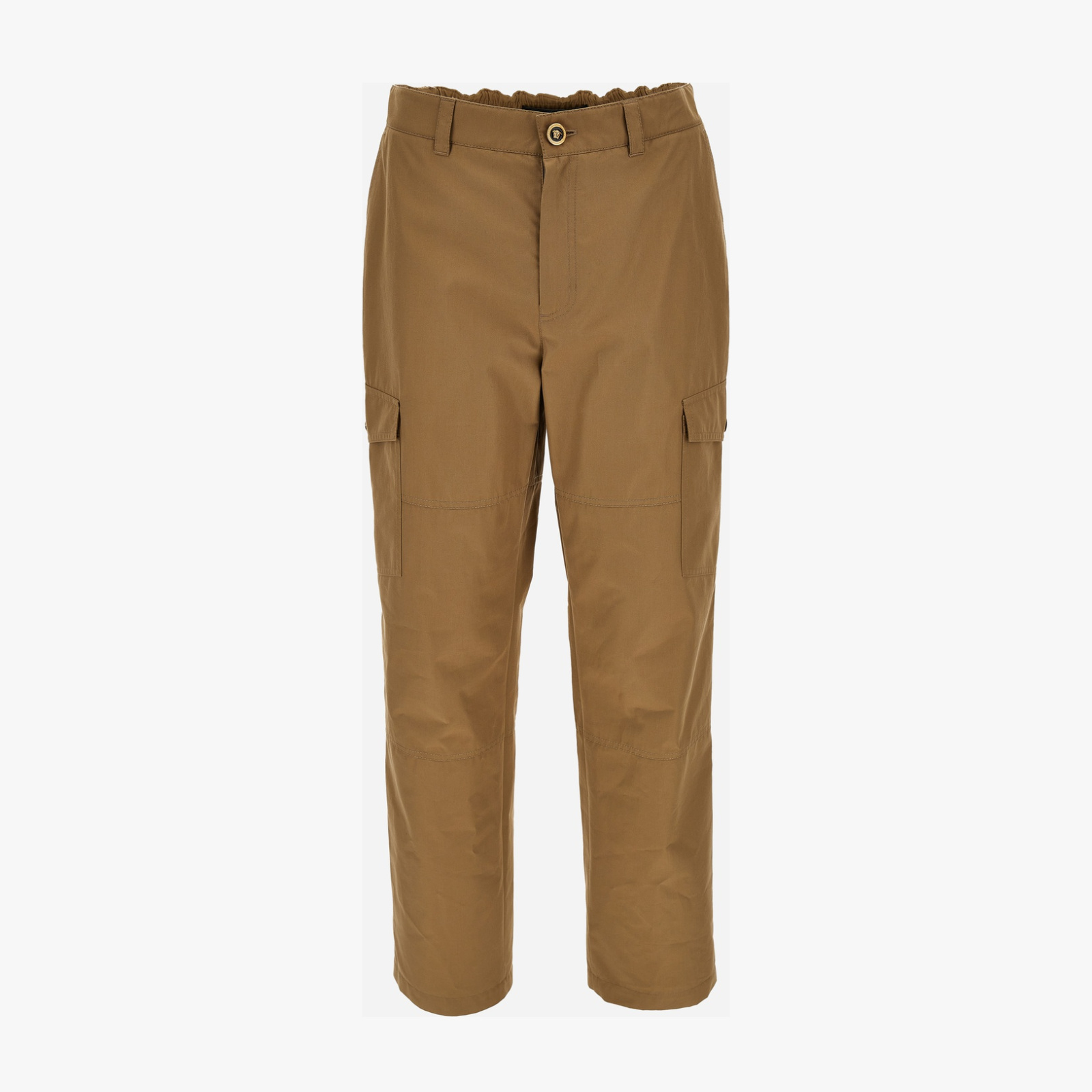 Informal Pant In Lightweight Gabardine Fabric - Beige Informal Pant In Lightweight Gabardine Fabric - Beige