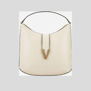 Bag In Calf Leather - Ice-Versace Gold