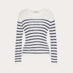 Embroideries – Avorio/navy