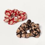 Valentino Hair Accessories – Beige nero/ beige rosso