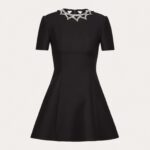 Partial Embroidery – Nero/strass