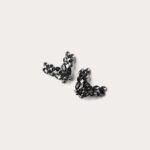 V Detail – Black ruthenium/crystal silver night